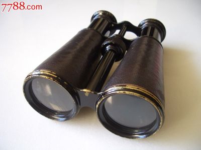 法國一戰深棕色真皮望遠鏡 歷史與收藏價值的完美融合